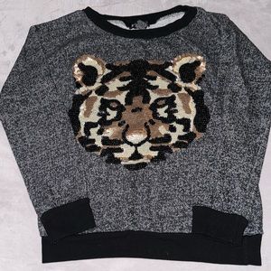 Sequin Tiger Top